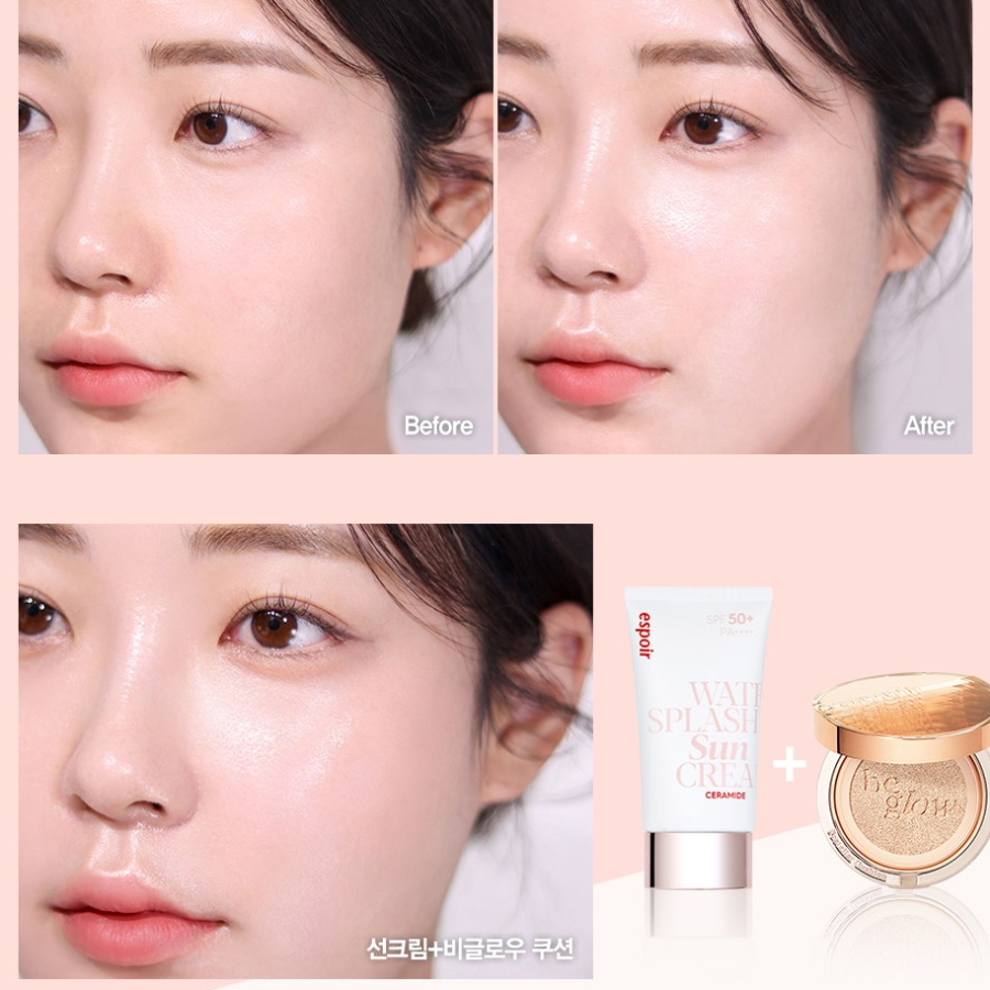 Espoir Water Splash Ceramide Sun Cream SPF50+ PA++++, 60 мл, 1 шт. (скидка-58%)