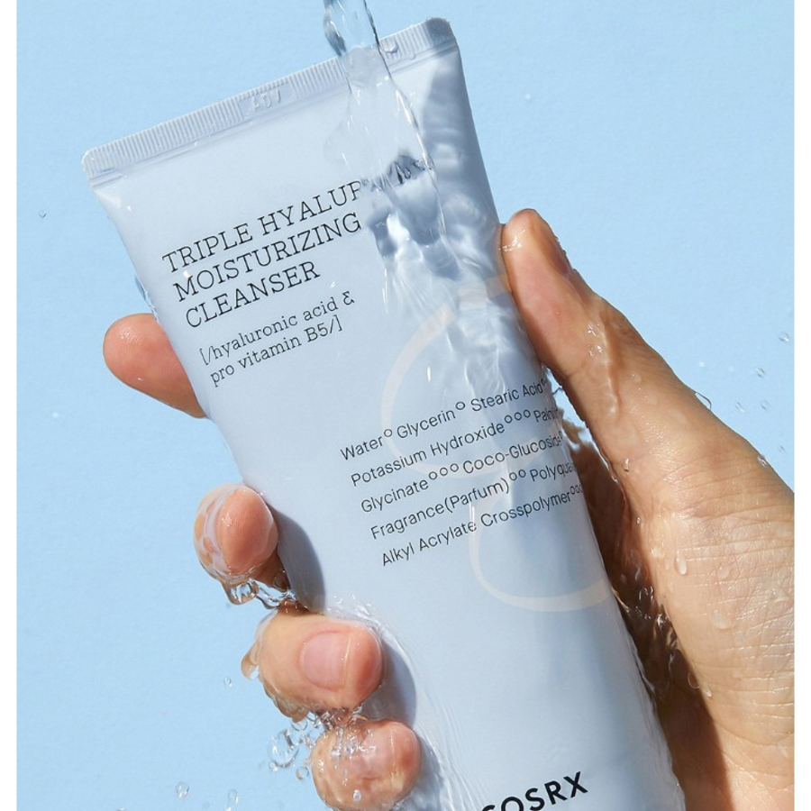COSRX Hydrium Triple Hyaluronic Moisturizing Cleanser Увлажняющее очищающее средство, 150 мл