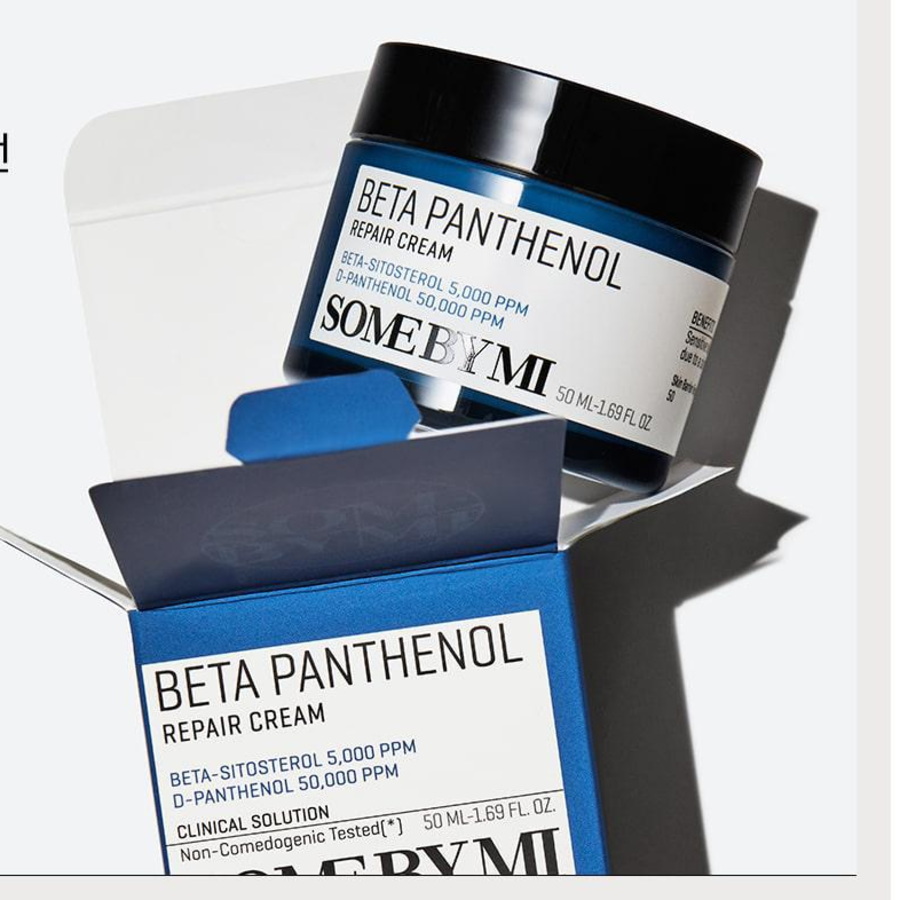 Somebymi Beta Panthenol Repair Cream – восстанавливающий крем с бета-пантенолом, 50 мл. (скидка-30%)