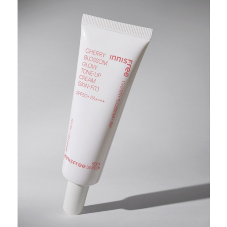 Innisfree New King Cherry Blossom Glow Skin Fit Тонизирующий крем Розовый SPF50+ PA++++ 50 мл (скидка-39%)