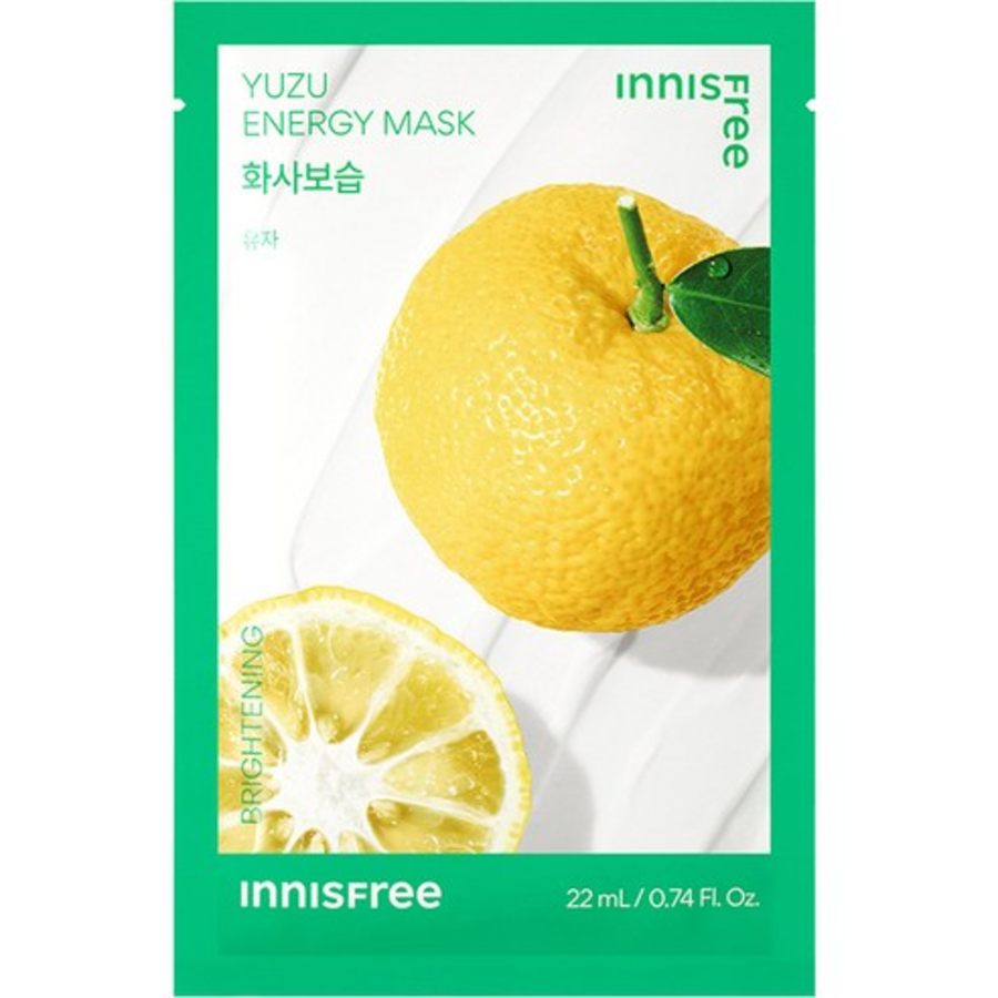 Innisfree Новая энергетическая маска Yuja Energy Mask 22 мл (скидка-32%)