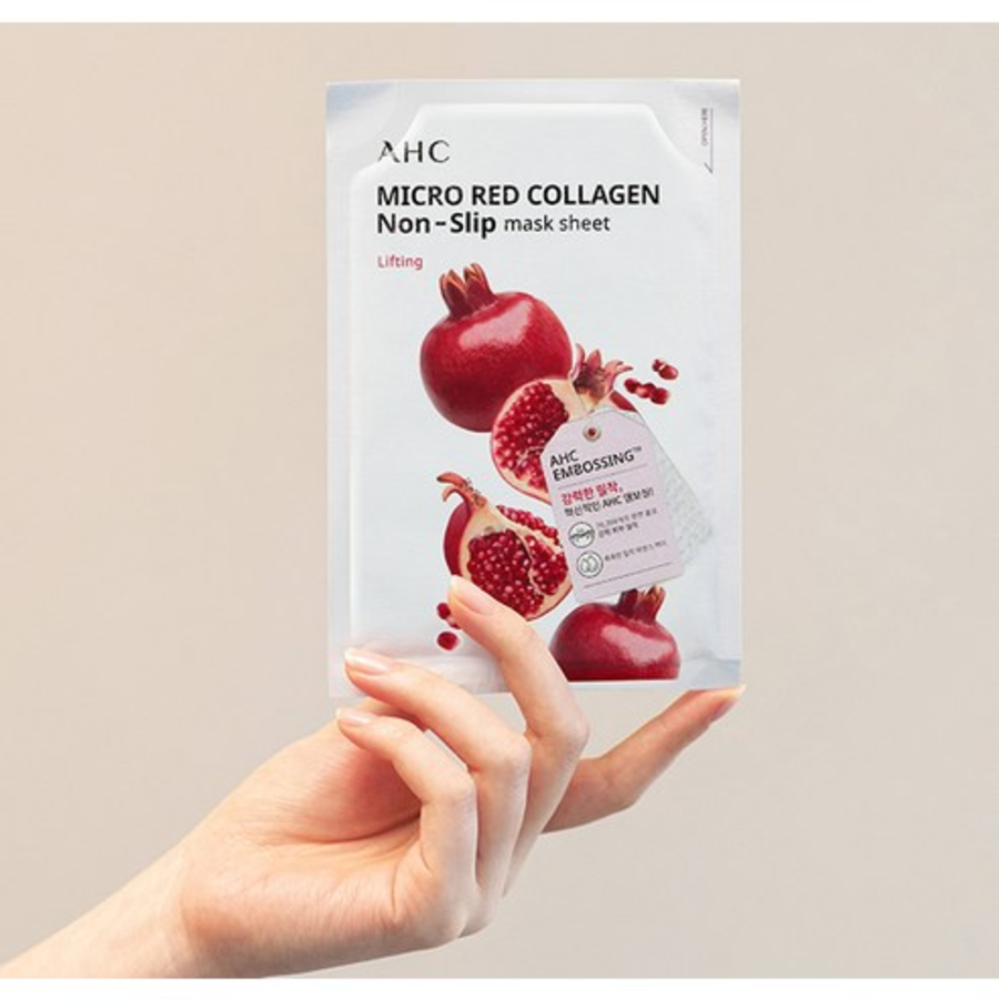 Лист адгезивной маски с коллагеном AHC Micro Red Collagen