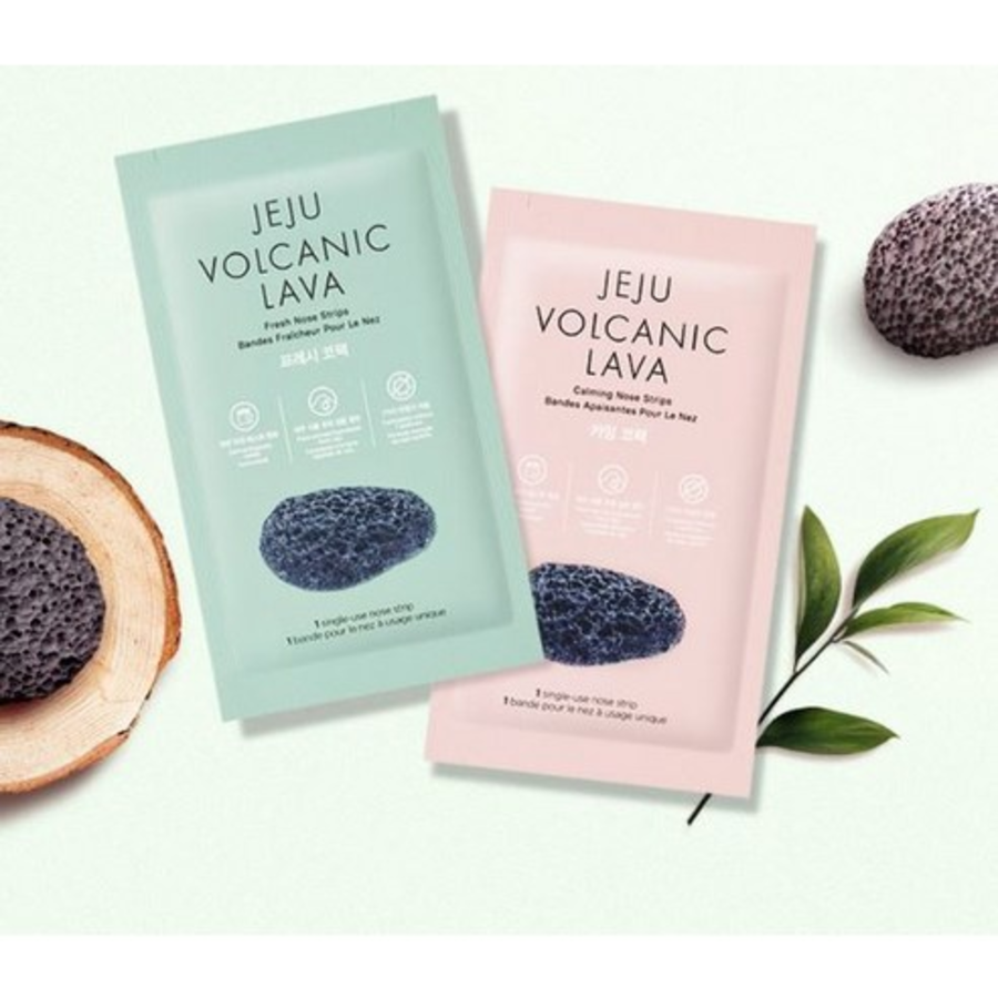 The Face Shop Очищающая маска для носа с вулканической почвой Чеджудо Fresh, 7 листов, 1 штука