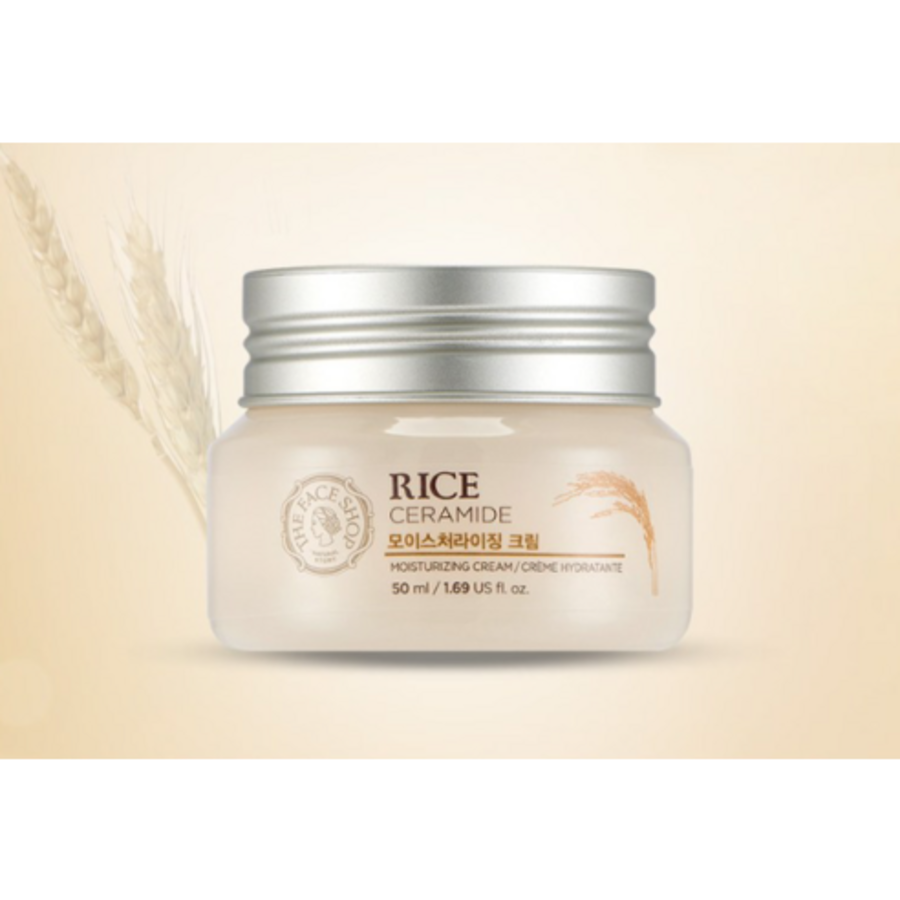 Увлажняющий крем The Face Shop с рисом и керамидами
