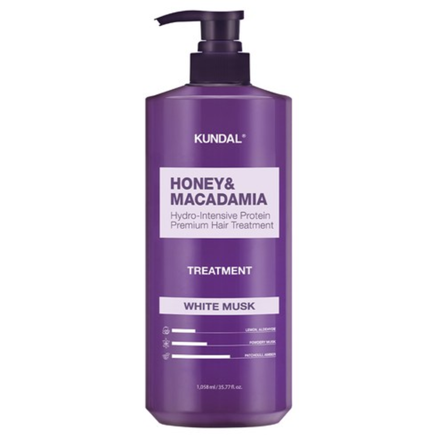 Kundal Honey & Macadamia Hair Treatment White Musk, 1.058 Л