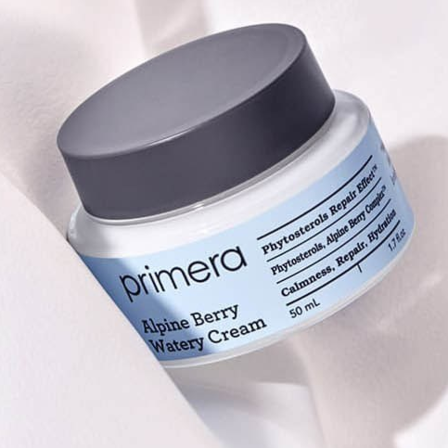 Primera Alpine Berry Watery Cream – увлажняющий крем с альпийскими ягодами, 50 мл