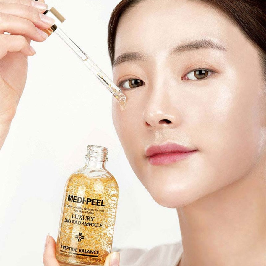 Medi-Peel Luxury 24K Gold Ampoule – роскошная ампула с 24-каратным золотом, 100 мл.