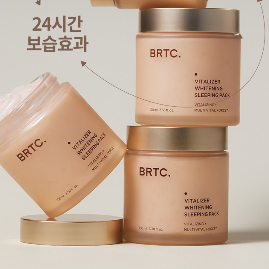 BRTC Vitalizer Whitening Sleeping Pack, 100ml – осветляющая ночная маска, 100 мл