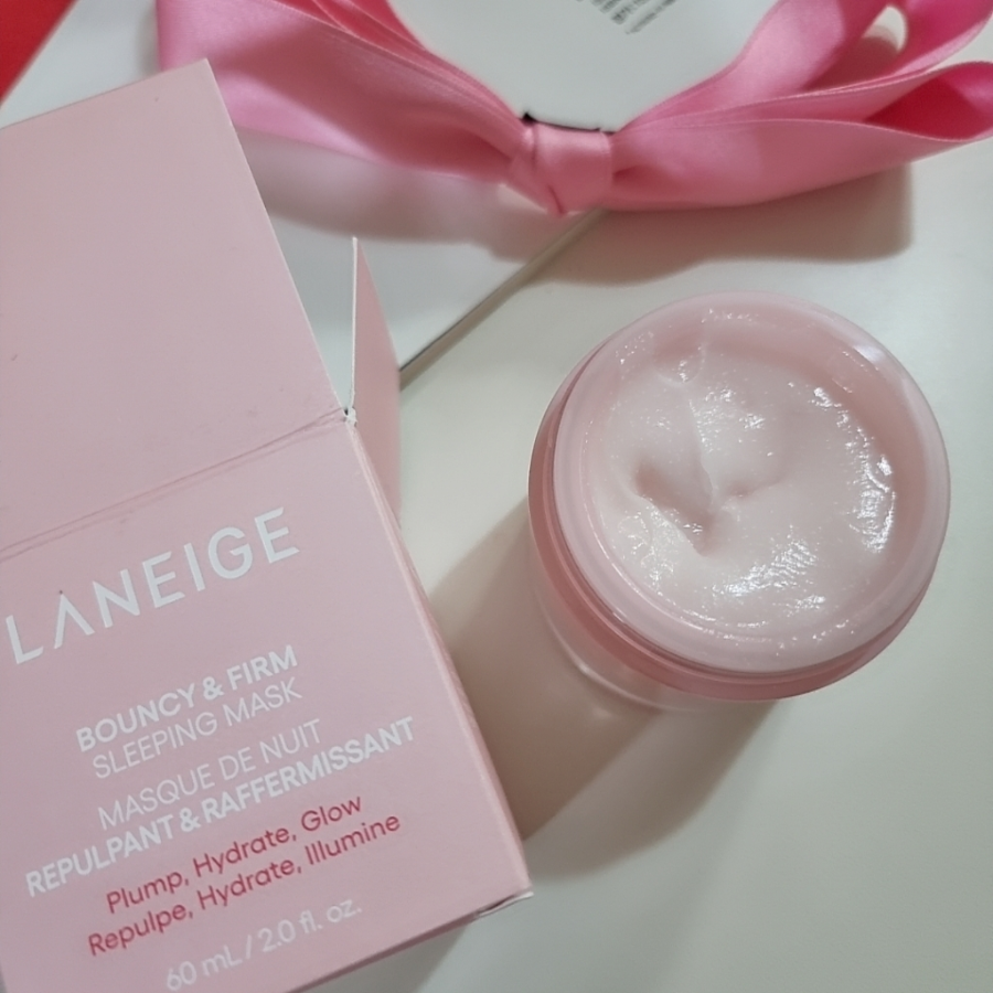 Laneige Bouncy & Firm Sleeping Mask – это функциональная ночная маска для лица объемом 60 мл