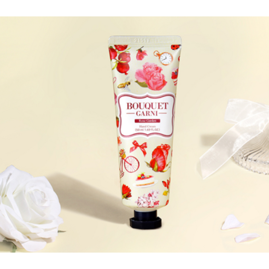 Крем для рук Bouquet Garni Розовый сад, 50 мл, 1 шт