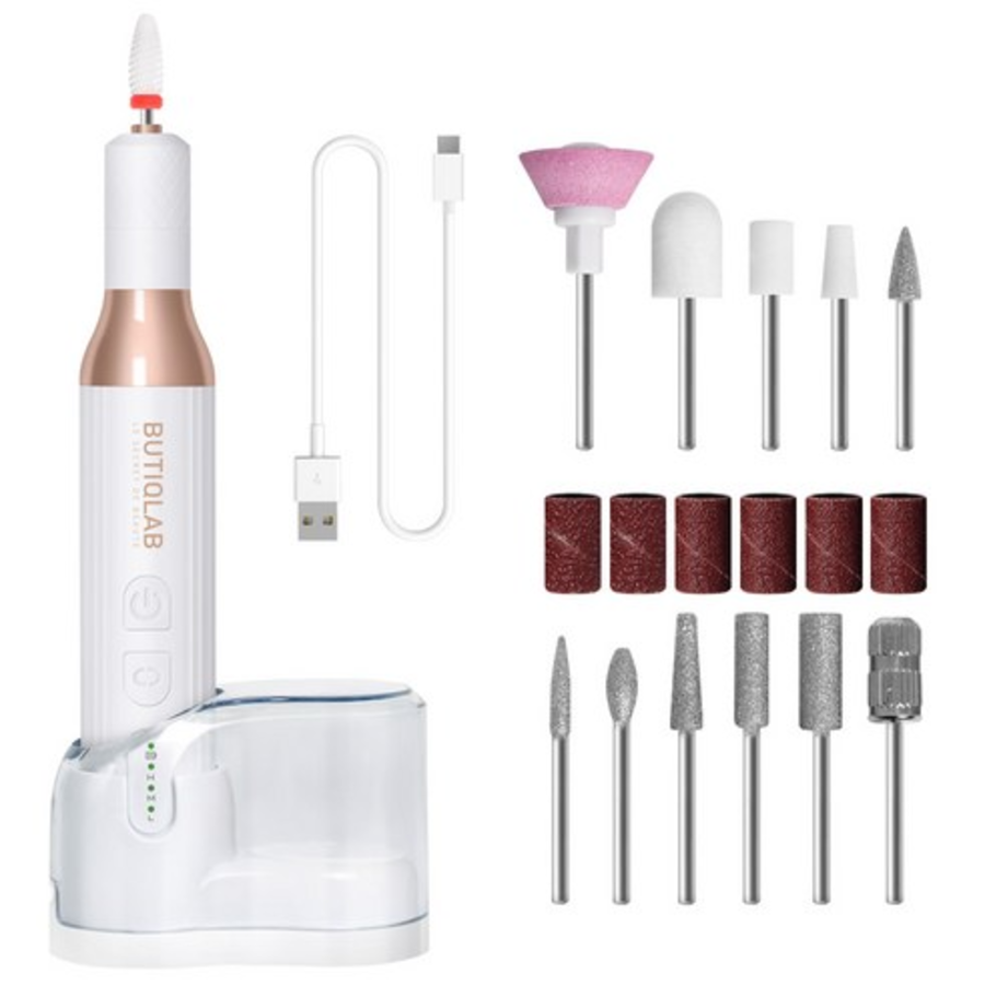 Butiqlab Premium Wireless Nail Drill Full Package Set BTQ-M918 – профессиональный беспроводной маникюрный аппарат