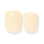Dashing Diva Magic Press Short Square Nail Tip, Butter Yellow – накладки для ногтей
