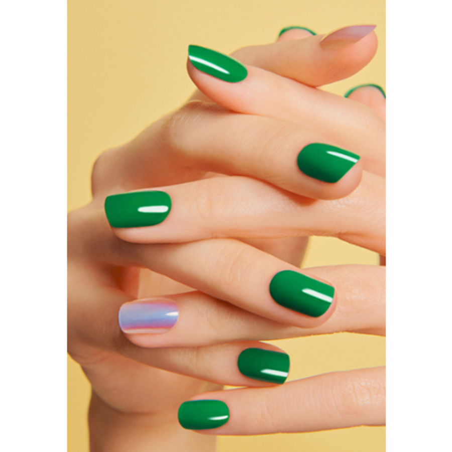 Kiss New York Press & Go My Color Nail Tip, Cool Green – накладки для ногтей