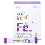 Hamsoa Lipoper Iron Full – это добавка с высоким содержанием железа для детей, 30 пакетиков (45 г)