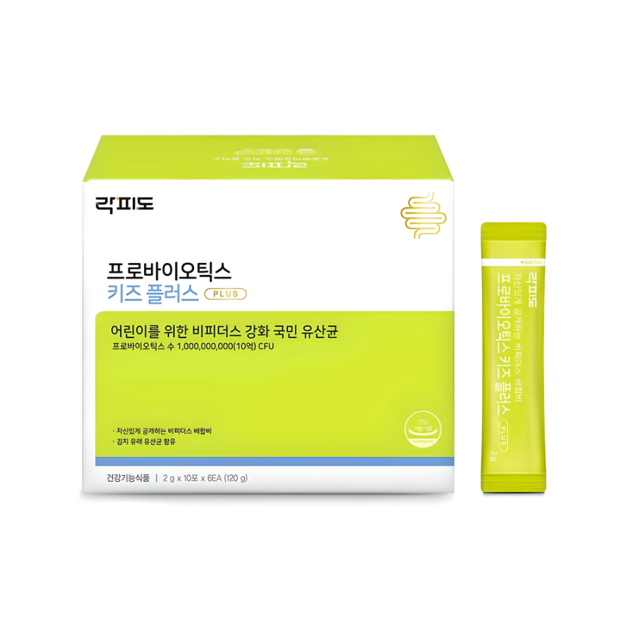 Lacfido Probiotics Kids Plus – пробиотики для детей, 60 порций, 120 г