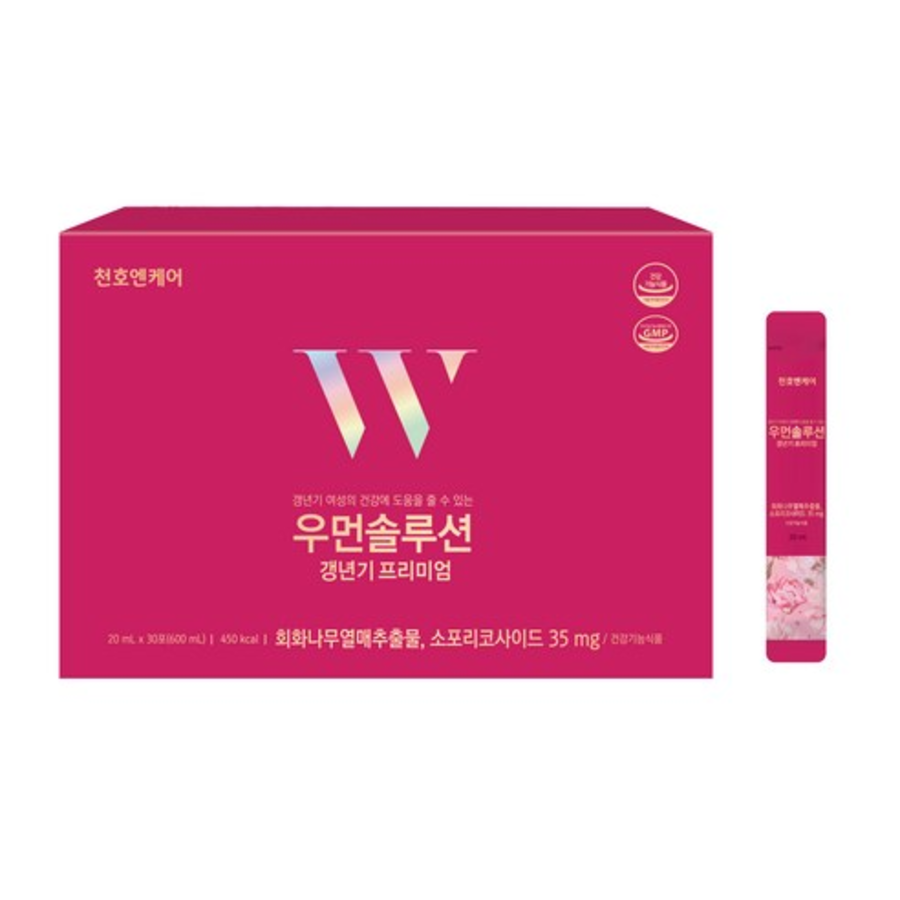 Cheonho Encare Women’s Solution Menopause Premium Supplement – премиальная добавка для женщин в период менопаузы, 30 таблеток, 600 мл