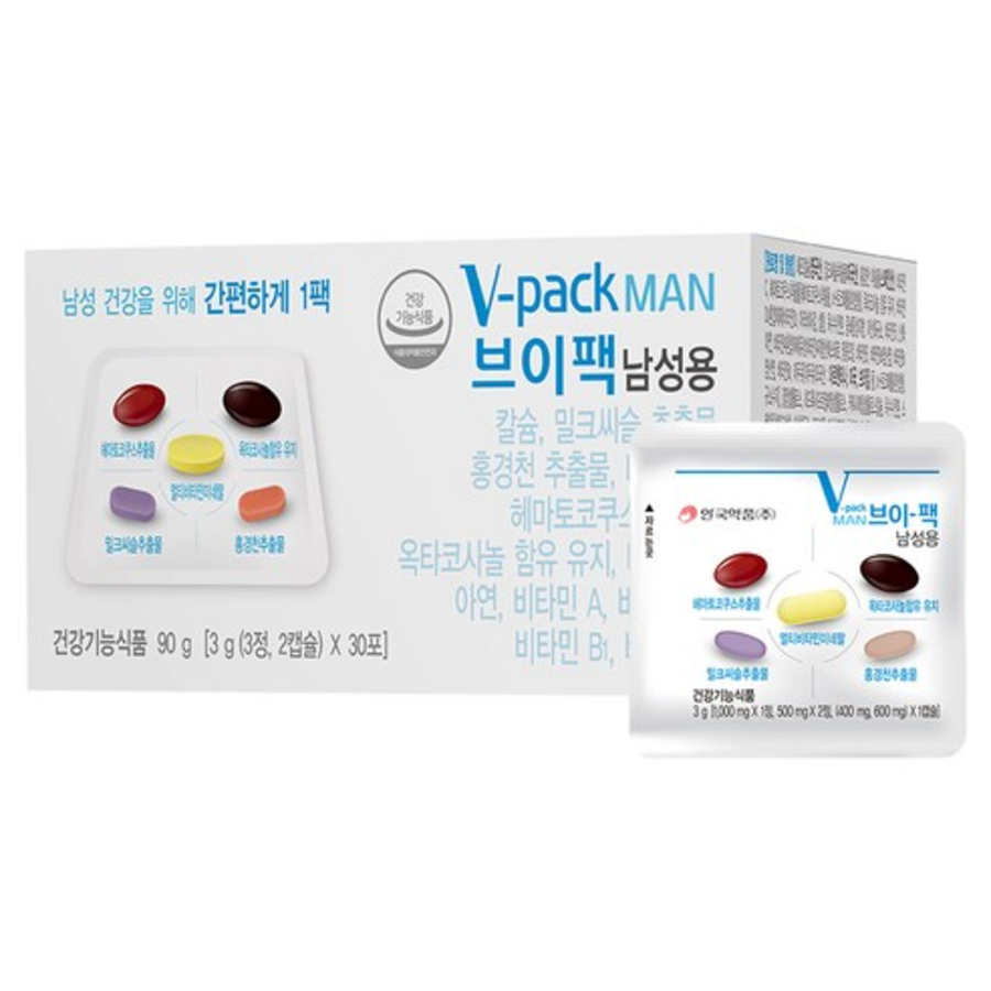 V-PACK Men’s Multivitamin – мультивитаминный комплекс для мужчин, 90 г, 30 шт