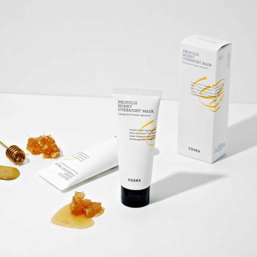 COSRX Full Fit Propolis Honey Overnight Mask – ночная маска с прополисом и мёдом, 60 мл