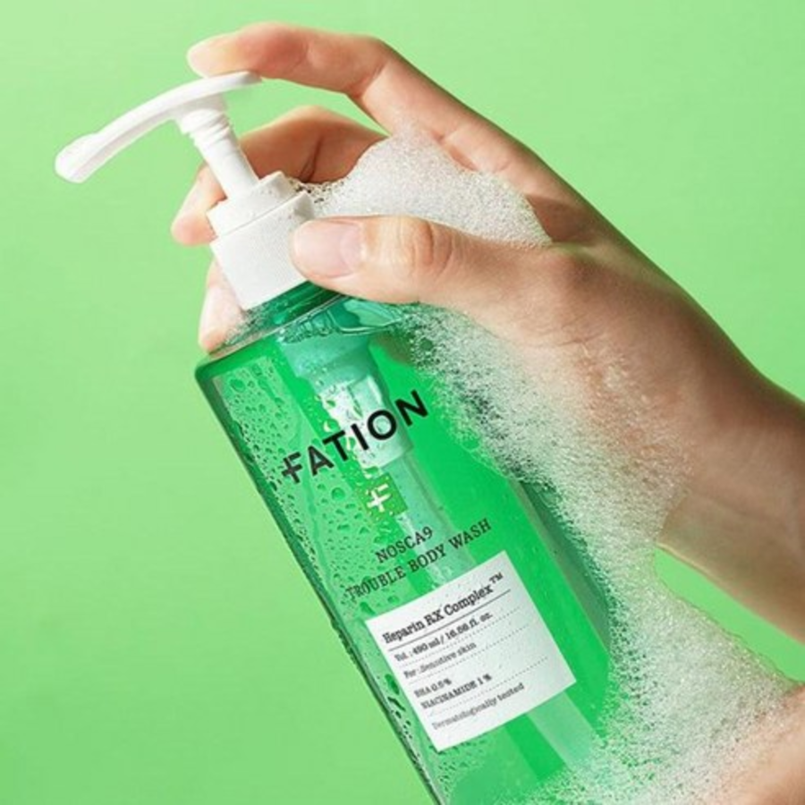 Pation NoScanine Trouble Body Wash Mugwort Scent – очищающее средство для тела с экстрактом полыни, 490 мл