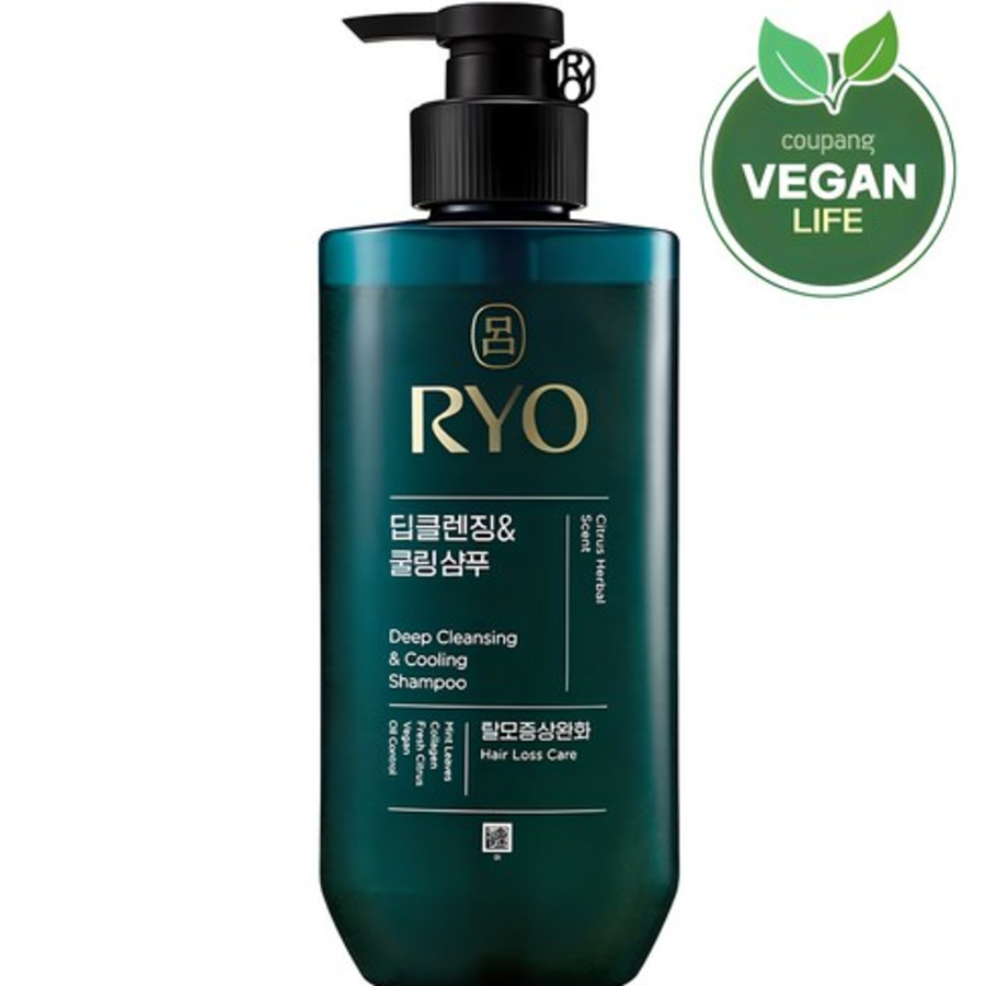 Ryo Cheong-Ah Deep Cleansing & Cooling Shampoo – шампунь для глубокого очищения и охлаждения кожи головы, 480 мл