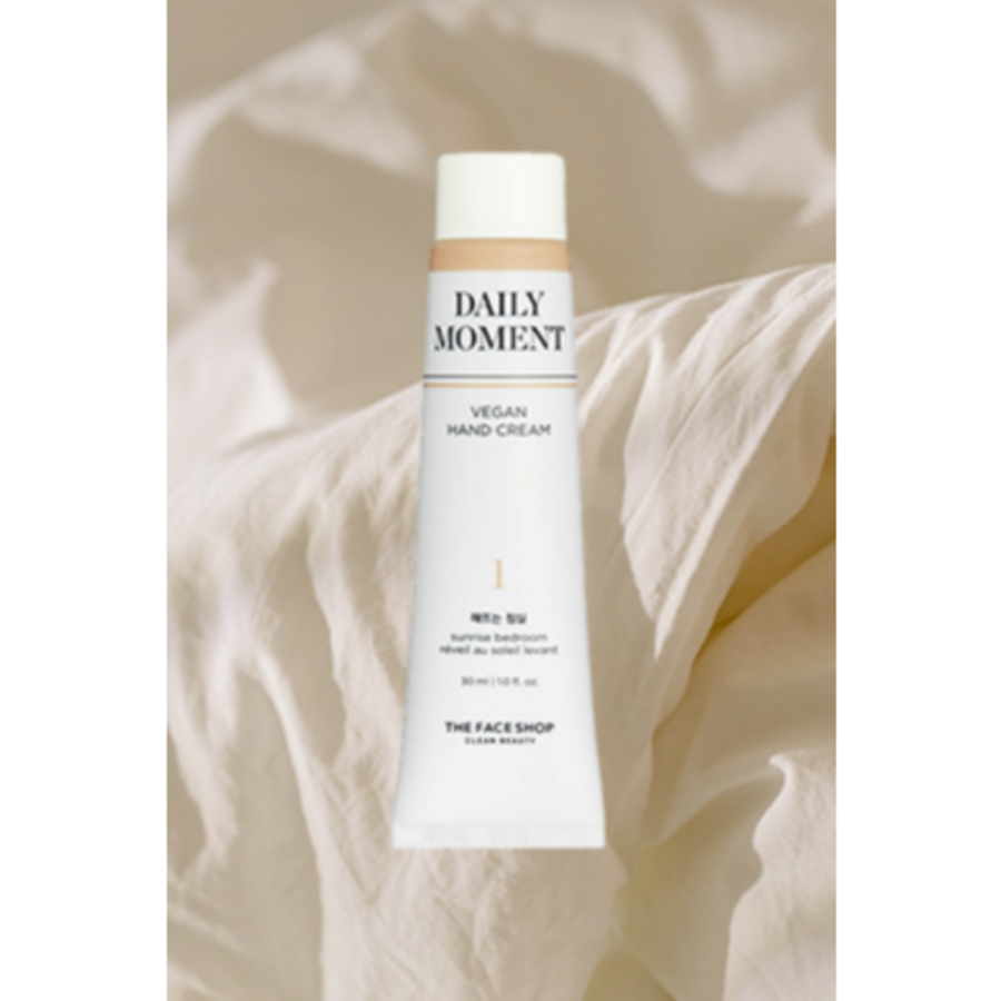 THE FACE SHOP Daily Moment Vegan Hand Cream 01 Sunrise Bedroom Musk – веганский крем для рук с ароматом мускуса, 30 мл