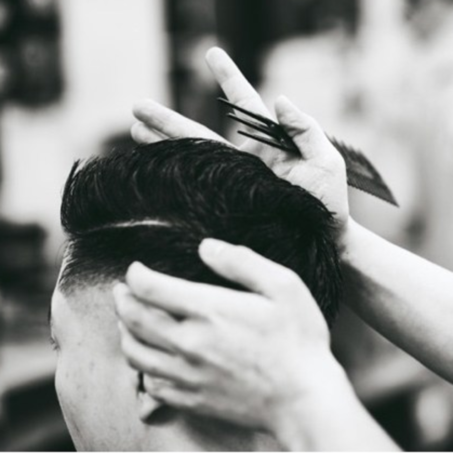 BarberStore Styling Pomade Comb Black – расчёска для укладки с помадой