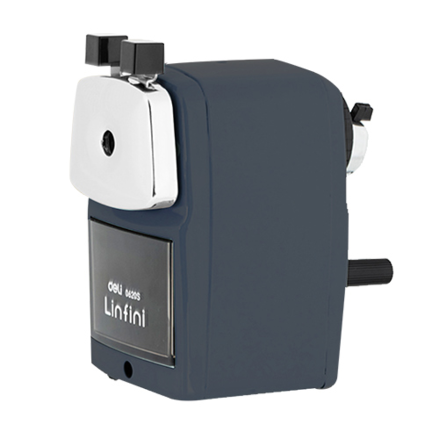 Deli Pastel Metal 5-Stage Core Adjustment Rotary Pencil Sharpener– изысканная и функциональная точилка для карандашей
