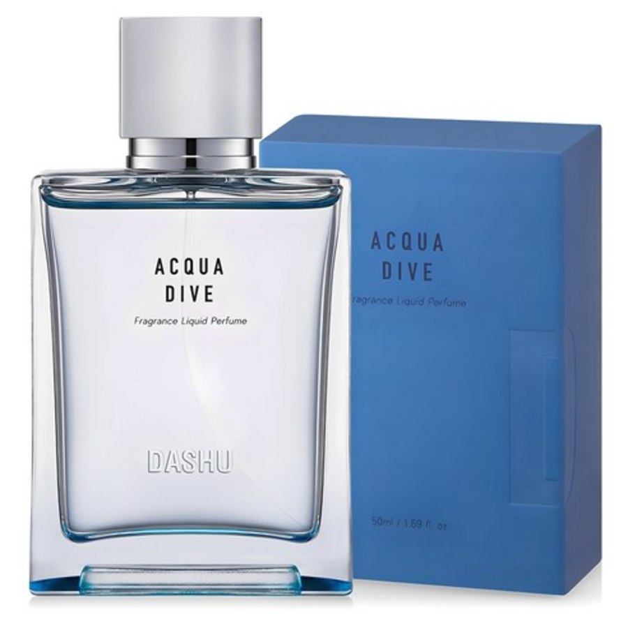 DASHU Aqua Dive Perfume – парфюмированная вода с акватическим и древесным ароматом, 50 мл
