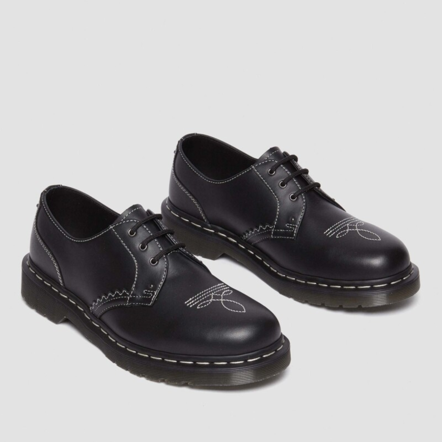 Dr. Martens – туфли 1461 GA Wanama Leather, бордовый
