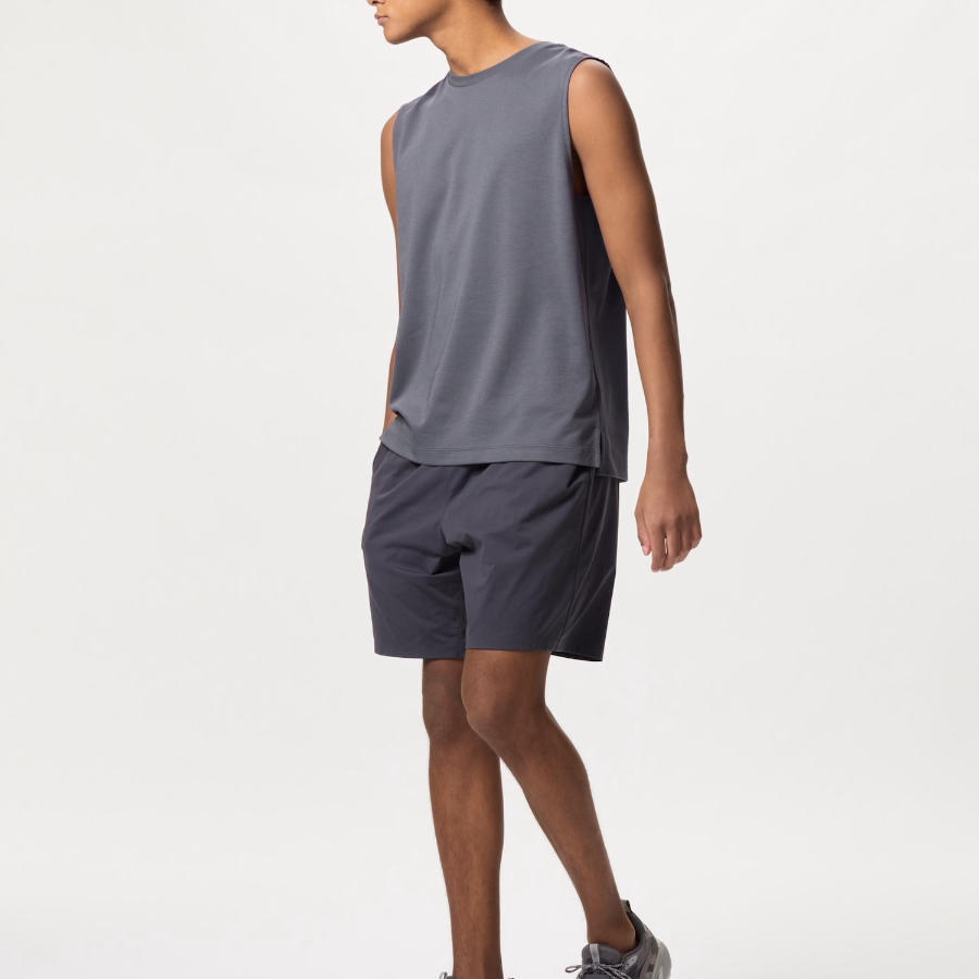 Uniqlo AIRism Cotton Sleeveless T-Shirt