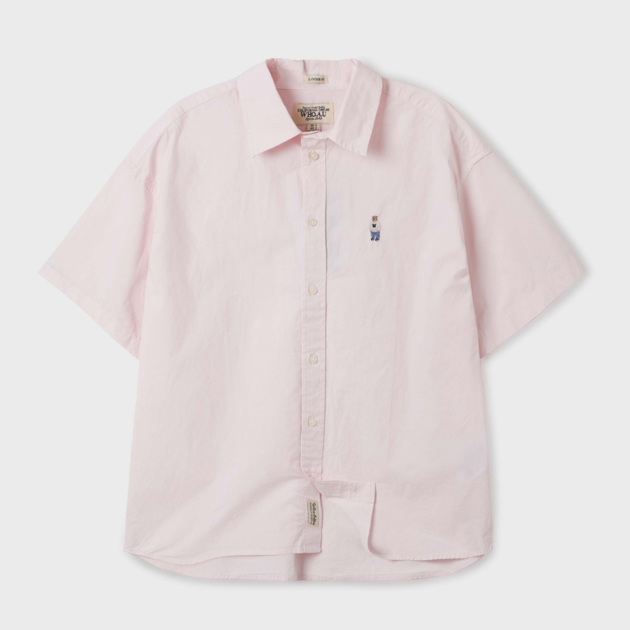 WHO.A.U – рубашка Steve Loose Fit Cotton Shirts