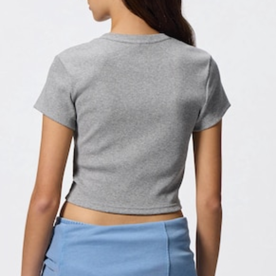 UNIQLO GU – топ Ribbed Crop T-Shirt