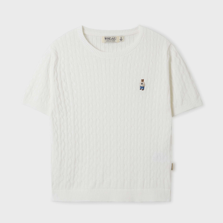 WHO.A.U – свитер Steve Summer Short Sleeve Sweater