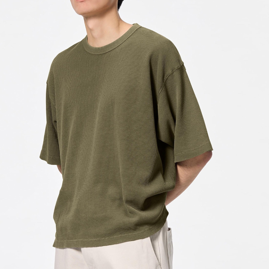 GU Wash Waffle Boxy T-Shirt