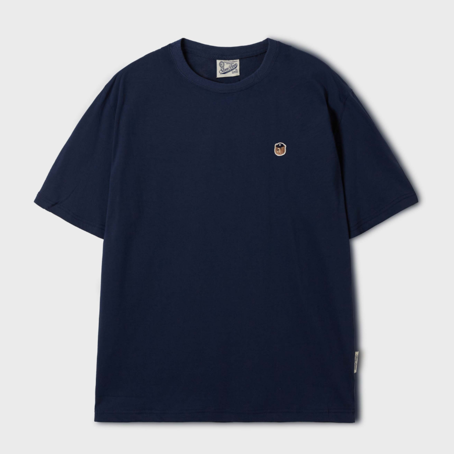 WHO.A.U Steve Head Patch Short Sleeve T-shirt