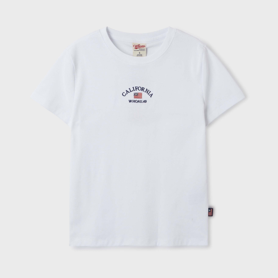 WHO.A.U – футболка USA Embroidery Small Logo T-shirt