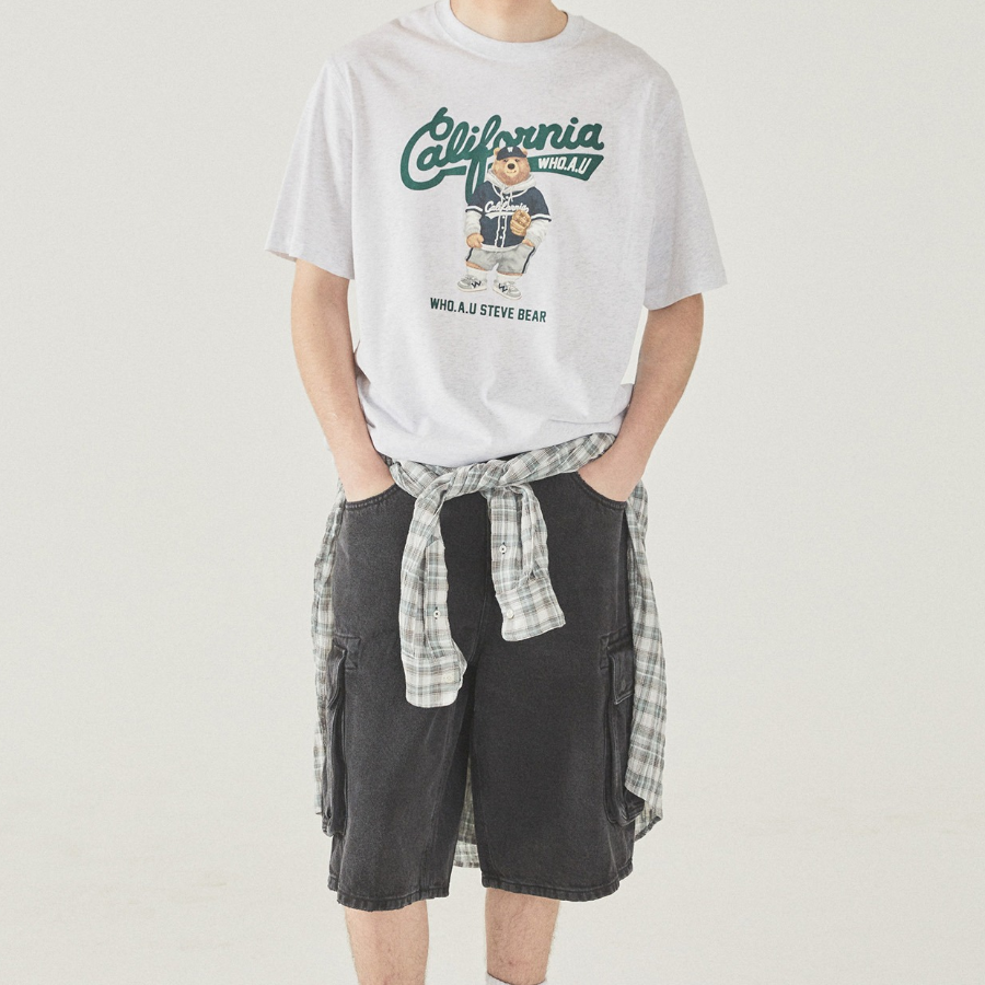 WHO.A.U Steve Photo T-Shirt