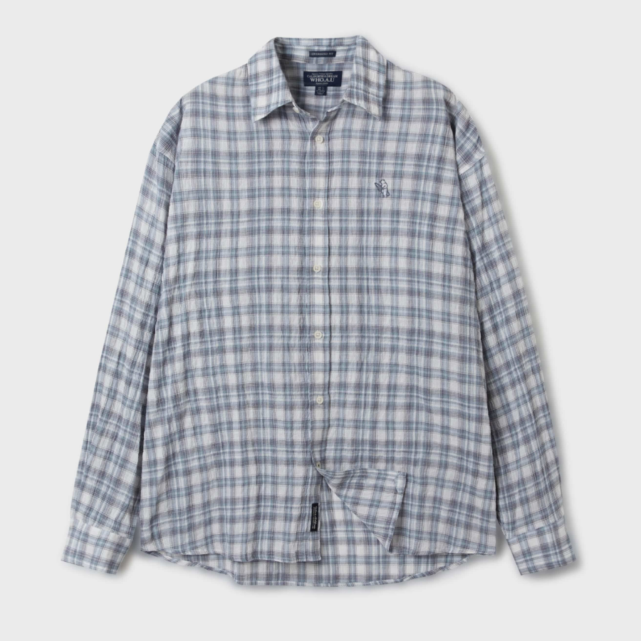 WHO.A.U — рубашка Steve Flannel Check Shirts