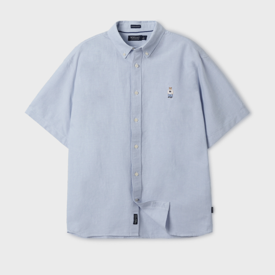 WHO.A.U — рубашка Steve Oxford Short Sleeve Shirts
