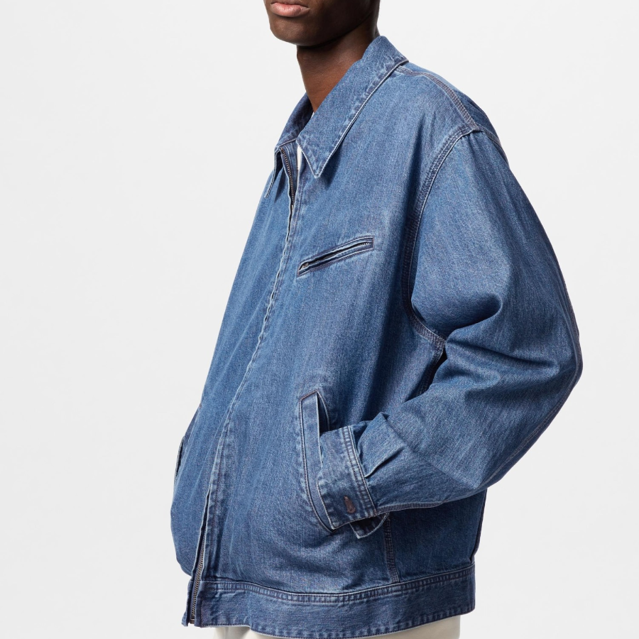 UNIQLO Zip-Up Blouson (Denim)