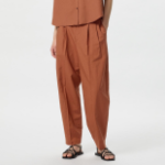 UNIQLO – Linen Blend Barrel Leg Pants