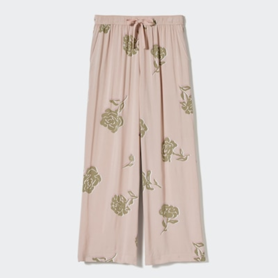 Uniqlo – брюки Drape Easy Pants (в цветочный принт)