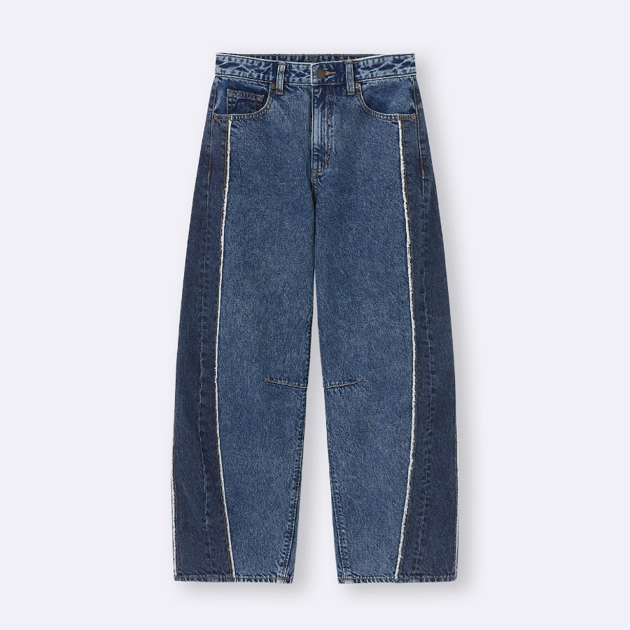 Uniqlo GU – джинсы Two-Tone Barrel Leg Jeans