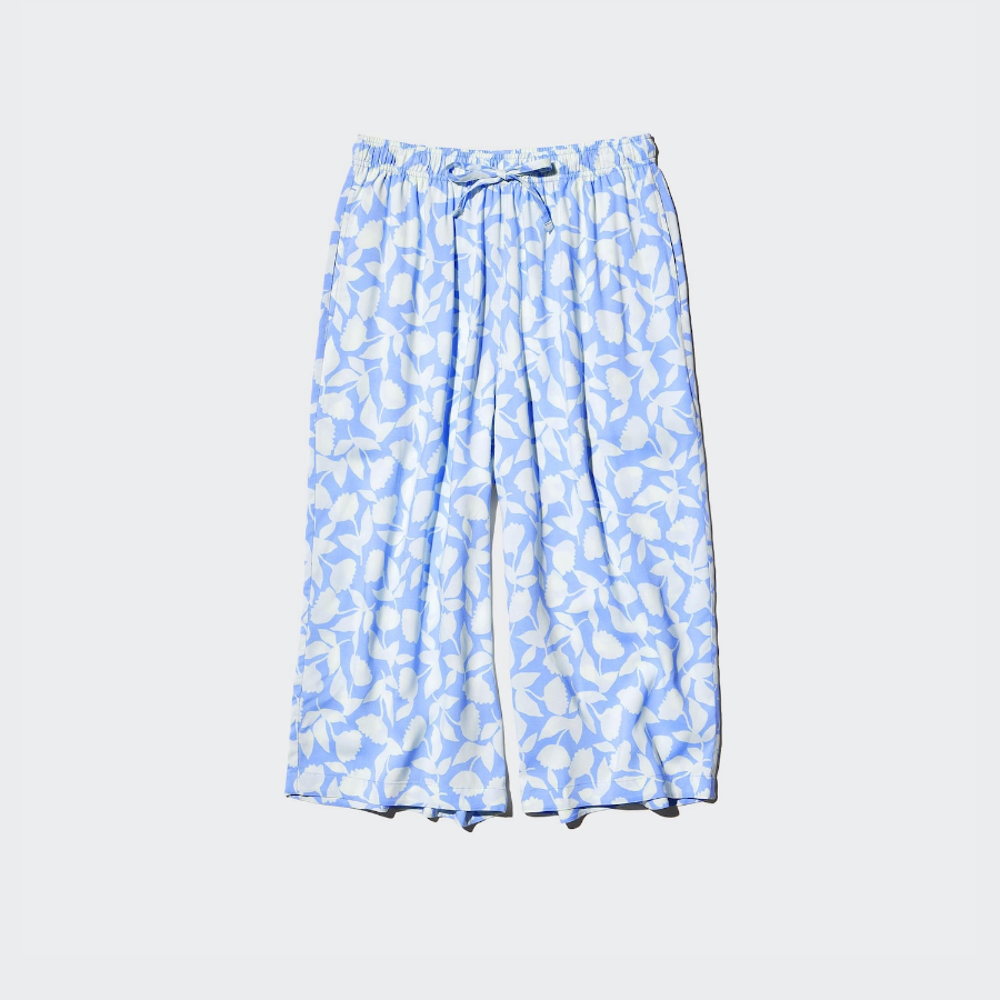 Uniqlo – брюки Rayon RELACO Cropped Pants (Leaf)