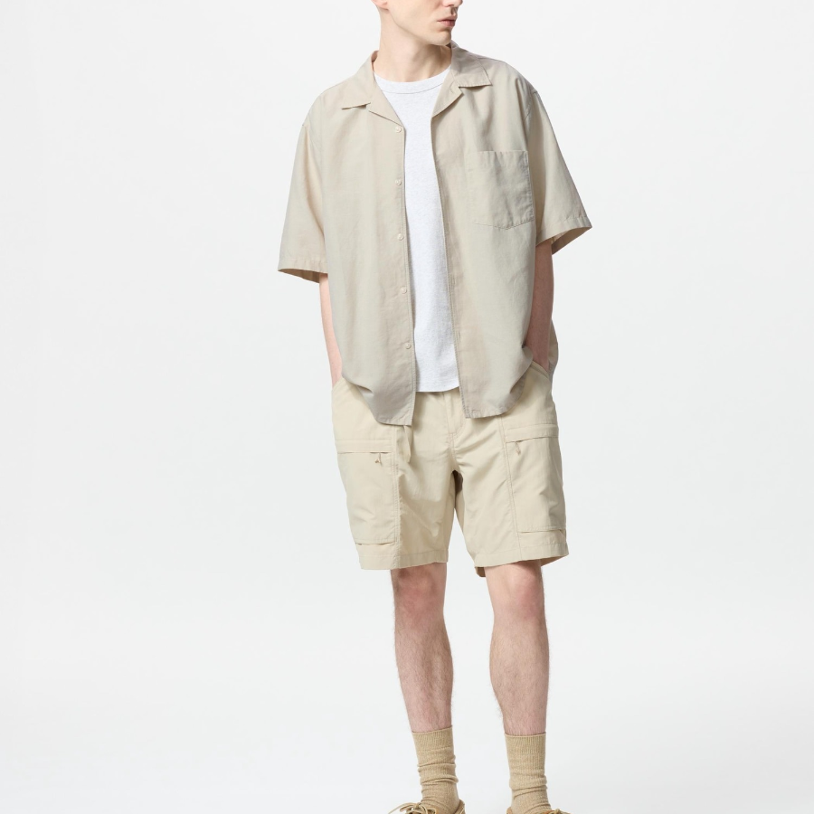 UNIQLO Cotton Linen Shirt (Short Sleeve)