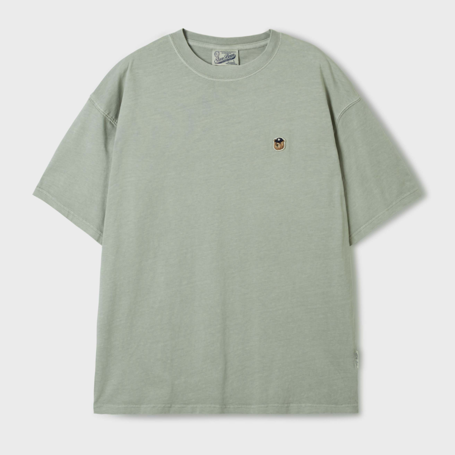WHO.A.U Steve Head Patch Dyed T-shirt [B]