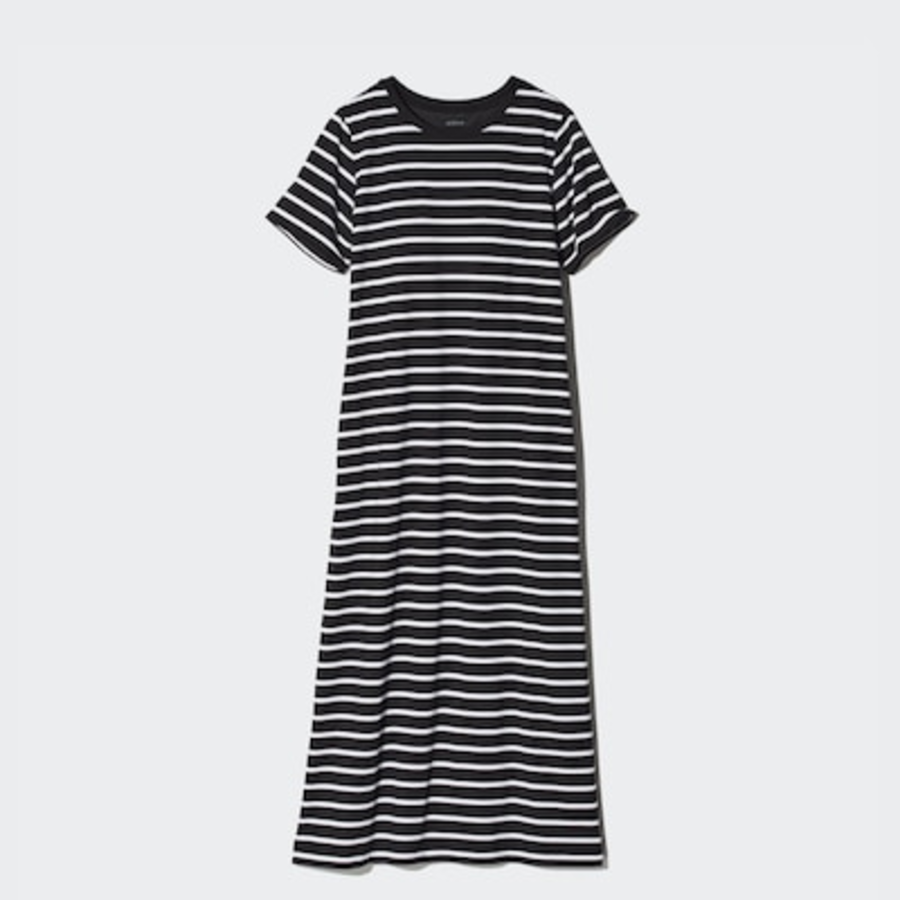 Uniqlo – платье AIRism Cotton Stripe Bra Dress (Short Sleeve)