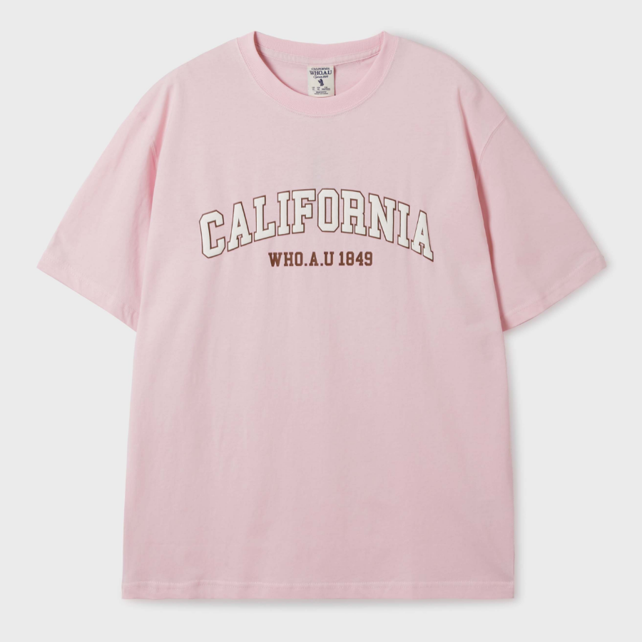 WHO.A.U California Logo T-shirt