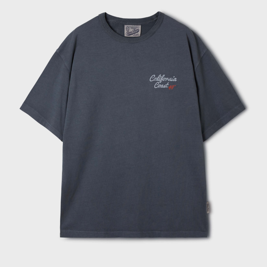 WHO.A.U Steve Graphic Dyed T-shirt