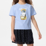 UNIQLO GIRLS mofusand UT (Graphic T, Short Sleeve) B